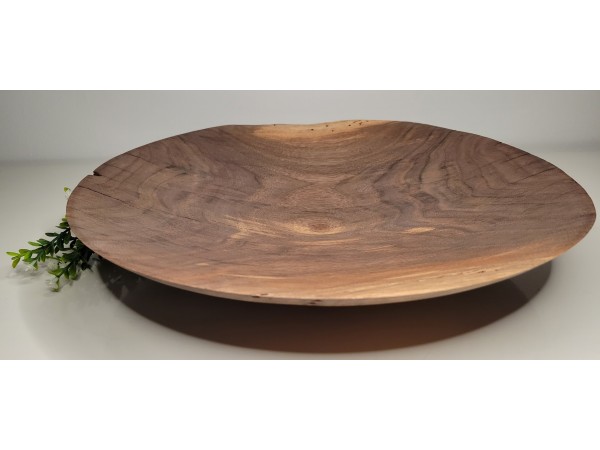 Meet "Benny" - One of a kind 15.5" x 2.75" Black Walnut Platter