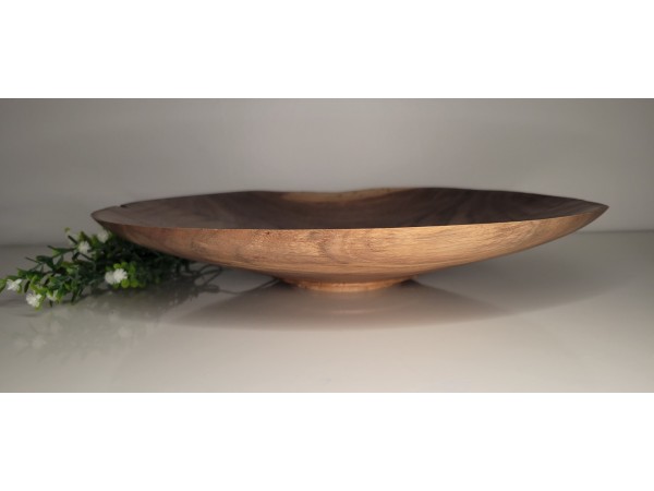 Meet "Benny" - One of a kind 15.5" x 2.75" Black Walnut Platter