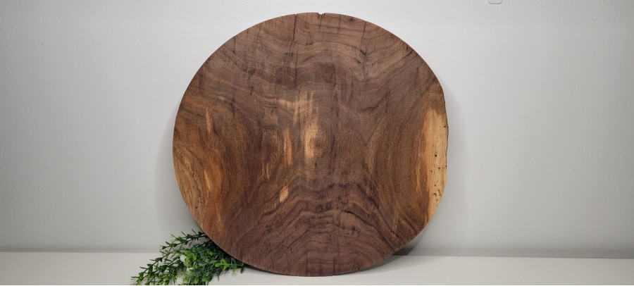 Meet "Benny" - One of a kind 15.5" x 2.75" Black Walnut Platter