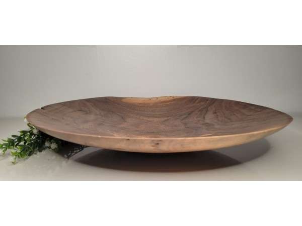 Meet "Benny" - One of a kind 15.5" x 2.75" Black Walnut Platter