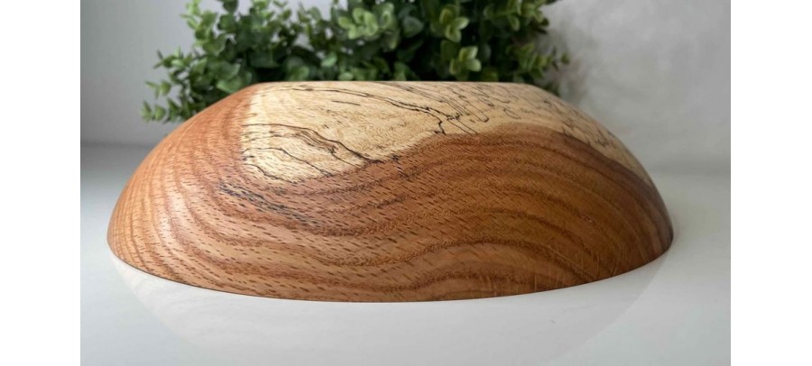 Pencil Spalted Red Oak Fruit Bowl