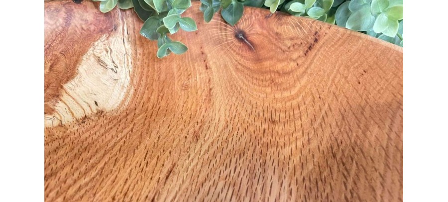 Pencil Spalted Red Oak Fruit Bowl