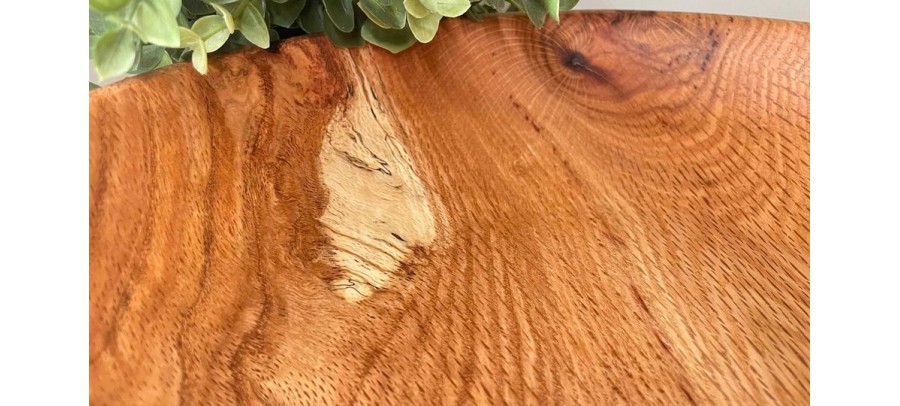 Pencil Spalted Red Oak Fruit Bowl