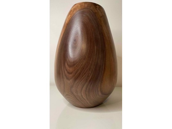 Meet "The Dragon" - Natural Edge Black Walnut Crotch Hollow Form