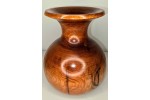 Handmade Yew Bud Vase from Mystery Attic Wood Signed by St. Anne Woodturner Shane Boland