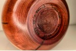 Handmade Yew Bud Vase from Mystery Attic Wood Signed by St. Anne Woodturner Shane Boland