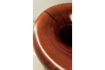 Handmade Yew Bud Vase from Mystery Attic Wood Signed by St. Anne Woodturner Shane Boland