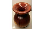 Handmade Yew Bud Vase from Mystery Attic Wood Signed by St. Anne Woodturner Shane Boland