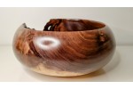 Meet "The Highlight" - Highly Figured Black Walnut Bowl with Bark Inclusion - Locally Handmade