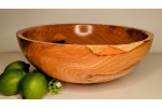 Large Fruit Bowl 13" x 4.5" Locally Handmade from Red Oak