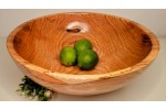 Large Fruit Bowl 13" x 4.5" Locally Handmade from Red Oak