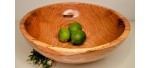 Large Fruit Bowl 13" x 4.5" Locally Handmade from Red Oak