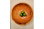 Large Fruit Bowl 13" x 4.5" Locally Handmade from Red Oak