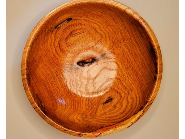 Large Fruit Bowl 13" x 4.5" Locally Handmade from Red Oak