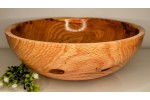 Large Fruit Bowl 13" x 4.5" Locally Handmade from Red Oak