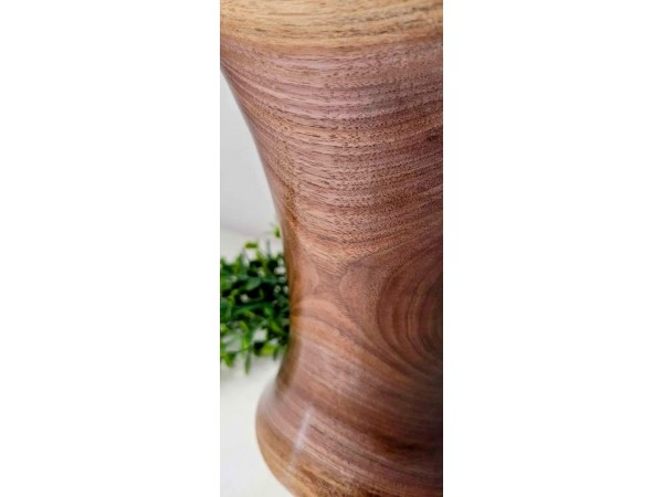 Meet "Showtime" - Black Walnut Vase - by local artist Shane Boland