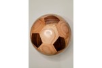 Soccer Ball (Truncated Icosahedron)  segmented turning of oak and black walnut pre-order