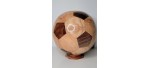 Soccer Ball (Truncated Icosahedron)  segmented turning of oak and black walnut pre-order