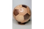 Soccer Ball (Truncated Icosahedron)  segmented turning of oak and black walnut pre-order