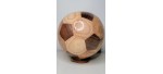 Soccer Ball (Truncated Icosahedron)  segmented turning of oak and black walnut pre-order