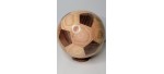 Soccer Ball (Truncated Icosahedron)  segmented turning of oak and black walnut pre-order