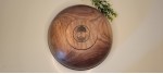 Black Walnut Bowl with Bead Rim | Medium | Sealed w/Polyurethane & Finished with Food Grade Mineral Oil/Beeswax/Carnauba Wax | SOLD!