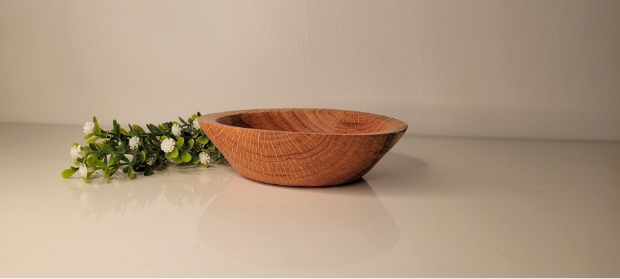 Spalted Red Oak Bowl | Small | Warping