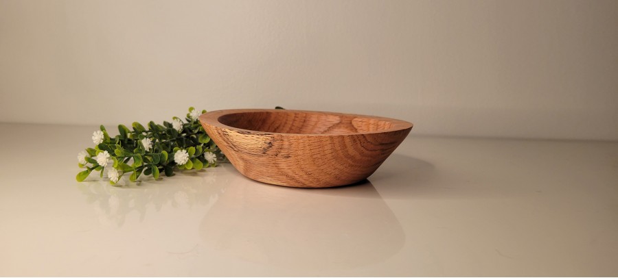 Spalted Red Oak Bowl | Small | Warping