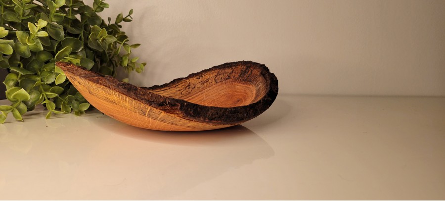 Spalted Red Oak Winged Bowl | Medium | SOLD!