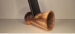 Phone Amplifier Stand - Black Walnut - Locally Hand Made