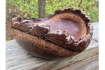 Pretty Good (but not great) Live Edge Black Walnut Bowl by St. Anne Woodturner. 8.75" x 3.75"