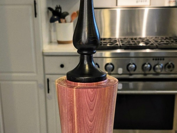 Handmade Aromatic Eastern Red Cedar Urn & 200 Year old Yew Finial Lid by St. Anne Woodturner - Wood Box - Wood Vase - Beautiful Centerpiece