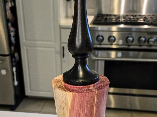 Handmade Aromatic Eastern Red Cedar Urn & 200 Year old Yew Finial Lid by St. Anne Woodturner - Wood Box - Wood Vase - Beautiful Centerpiece