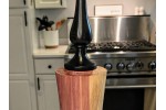 Handmade Aromatic Eastern Red Cedar Urn & 200 Year old Yew Finial Lid by St. Anne Woodturner - Wood Box - Wood Vase - Beautiful Centerpiece