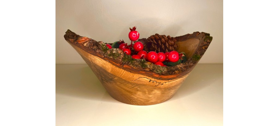 "Joe B Wan Kenobi" - Black Locust Live Edge Bowl