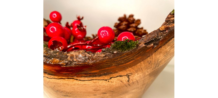 "Joe B Wan Kenobi" - Black Locust Live Edge Bowl