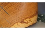 Locally Hand Made (Kankakee County) Large Black Locust Salad Bowl - Salvaged from Becoming Firewood