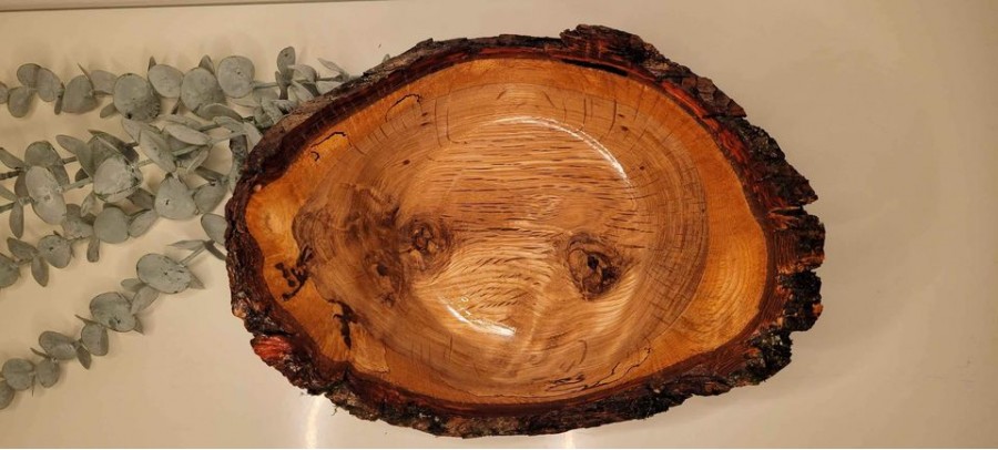 "Joe B Wan Kenobi" - Black Locust Live Edge Bowl