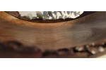 Black Walnut LIVE Edge Winged Bowl - Large | Sealed w/Polyurethane & Buffed to a Matte Finish