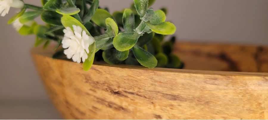 Butternut (White Walnut) Bowl - Super Spalted | 8.75" x 3.5" | Polished with Yorkshire Grit and Finished Linseed Oil / Beeswax Combination